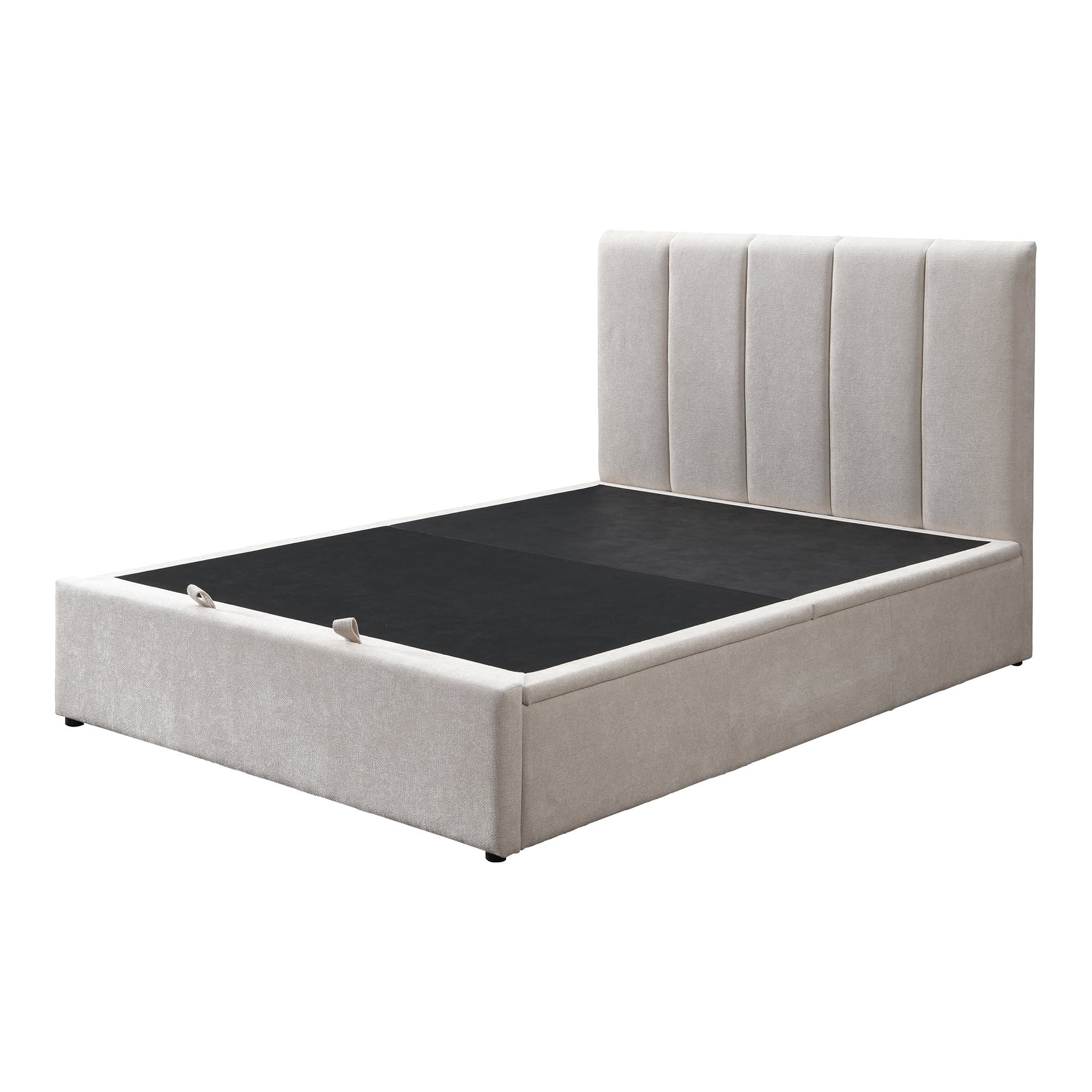 Product image of the  Harlow Qb Bed W/Gas Lift (Beige) from Forty Winks