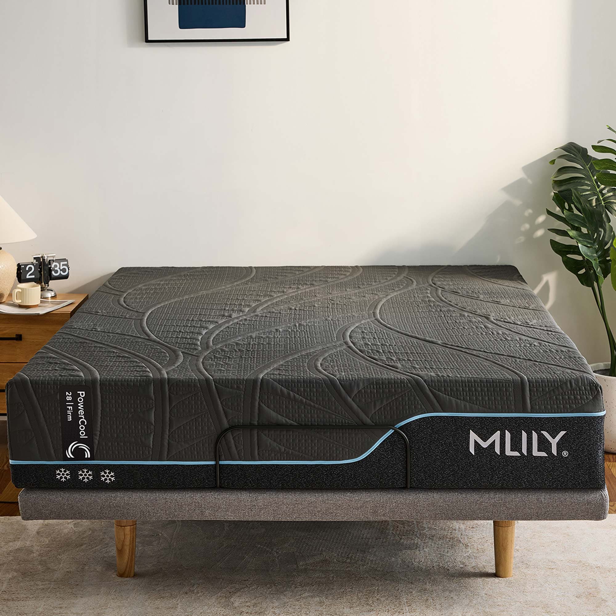 Lifestyle image of the  Mlily Powercool 28 Firm Mattress Qb from Forty Winks