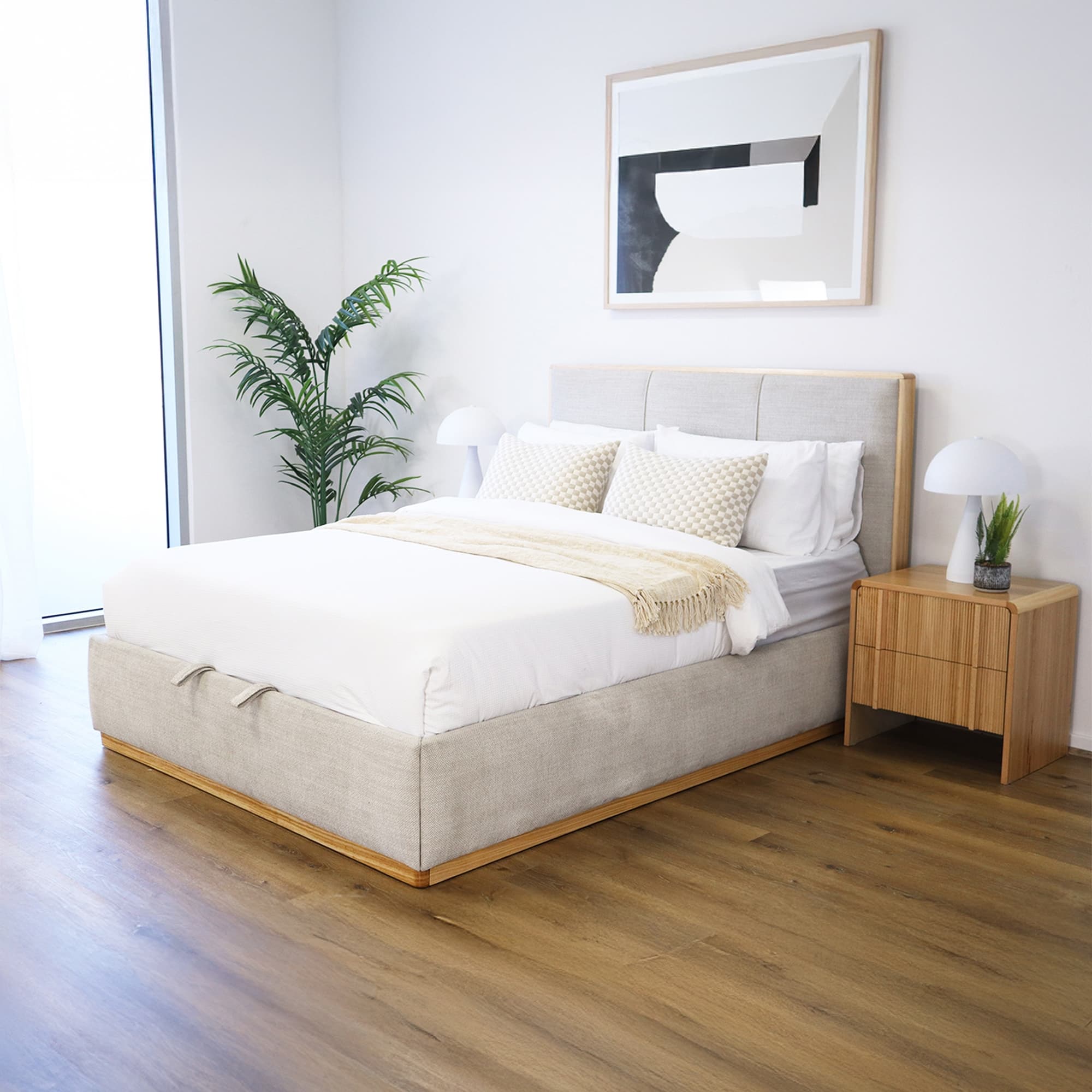 Lifestyle image of the  Bowen Qb Bed W/Electric Lift from Forty Winks