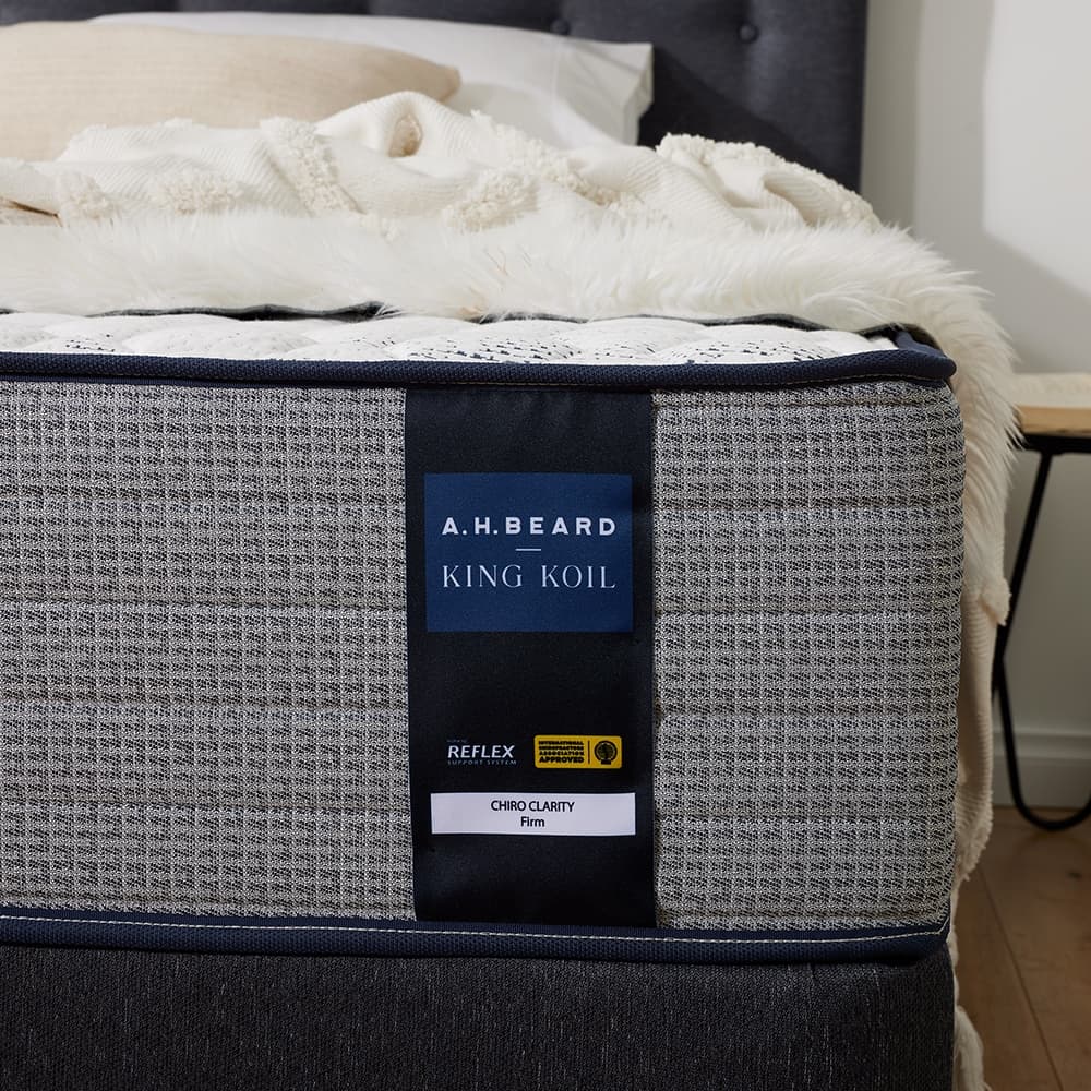 Detail image of the  Chiro Clarity Firm Qb Mattress from Forty Winks