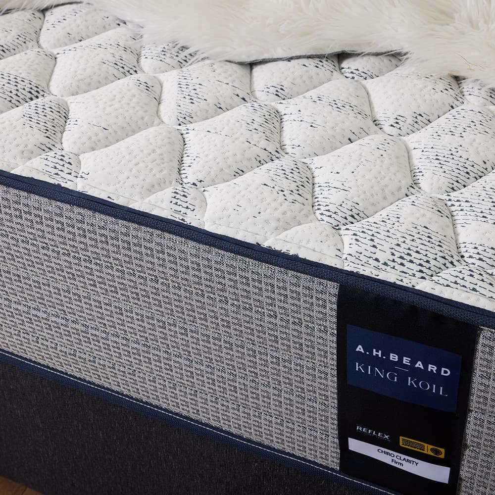 Detail image of the  Chiro Clarity Firm Qb Mattress from Forty Winks