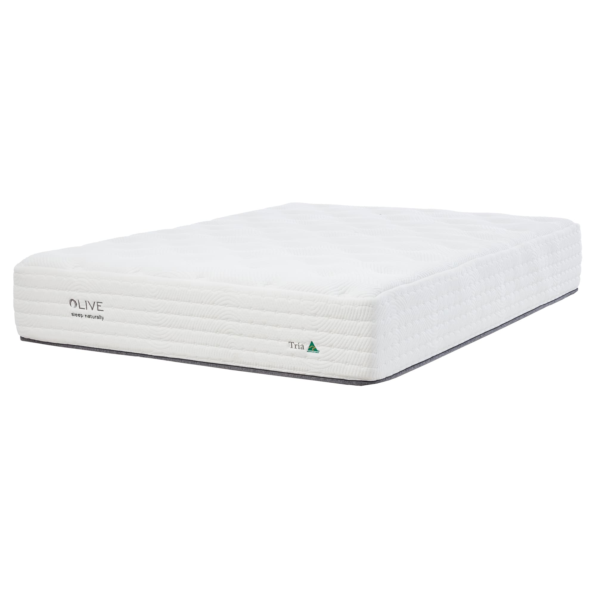 Lifestyle image of the  Olive Tria Qb Mattress from Forty Winks