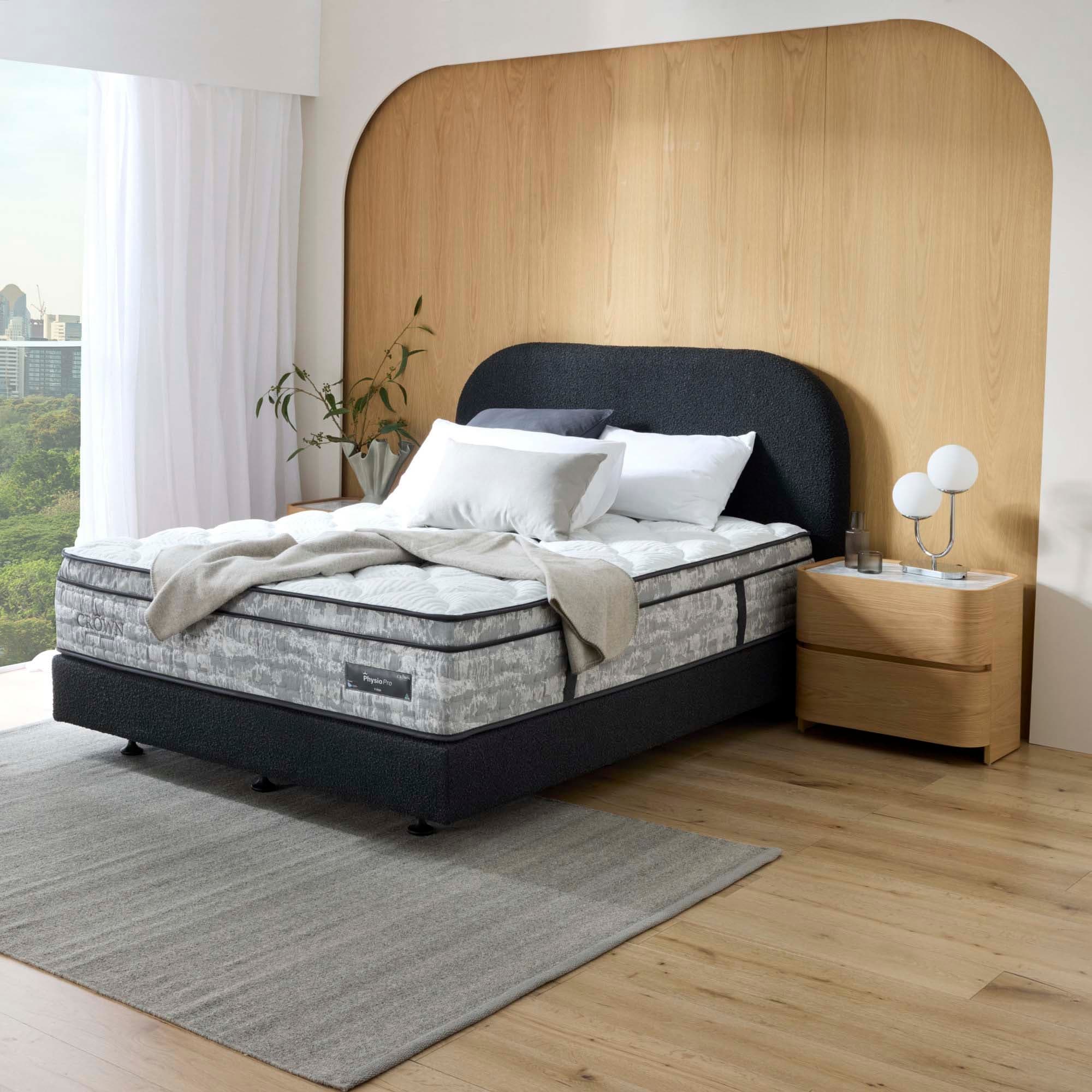 Lifestyle image of the  Physio Pro Firm Qb Mattress from Forty Winks