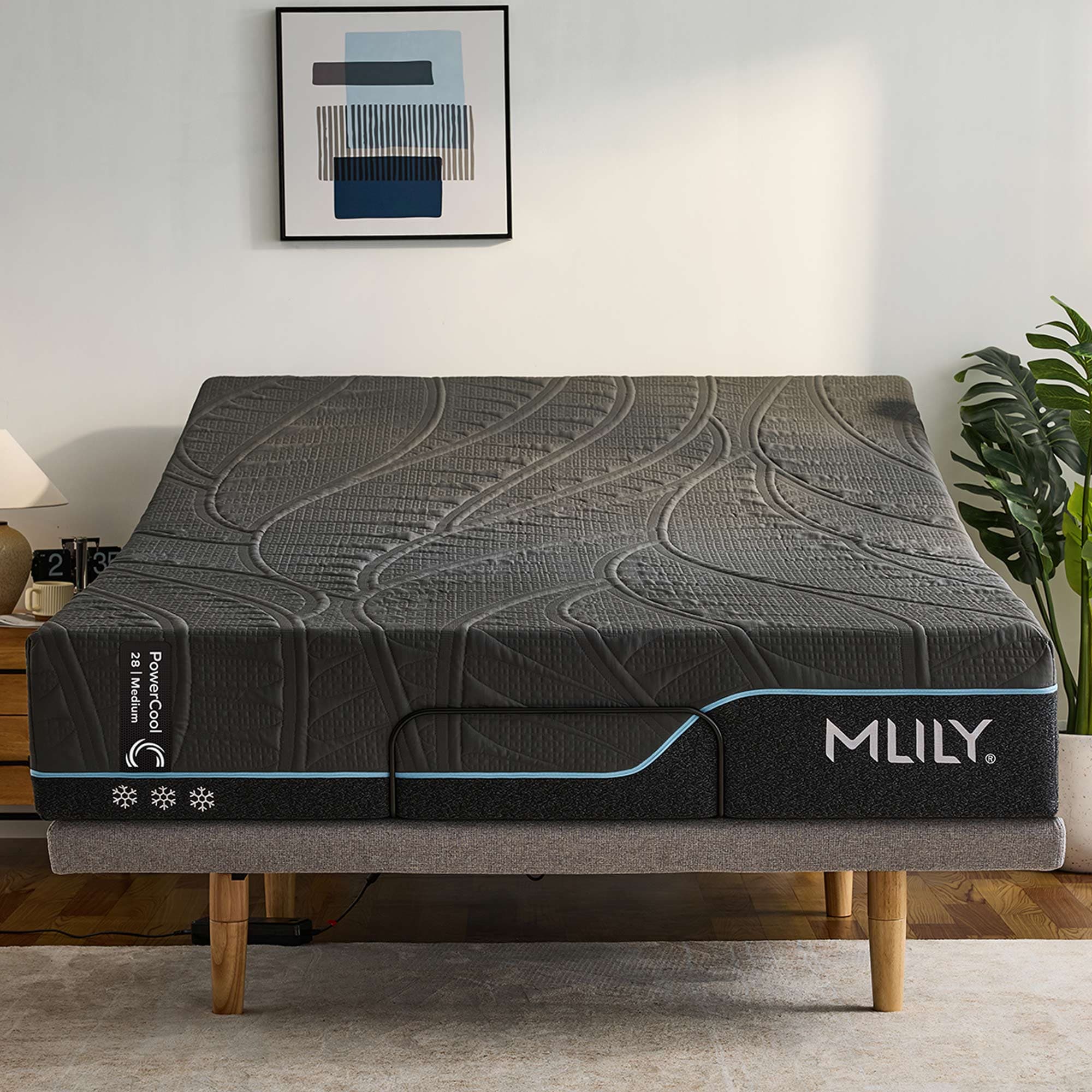 Lifestyle image of the  Mlily Powercool 28 Medium Mattress Qb from Forty Winks