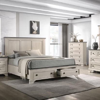 Lifestyle image of the  Whitehaven Qb Bed from Forty Winks