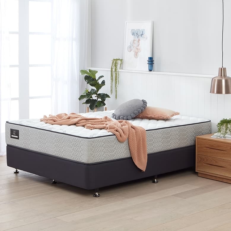 Lifestyle image of the  Comfort Plus Super Firm Qb Mattress from Forty Winks
