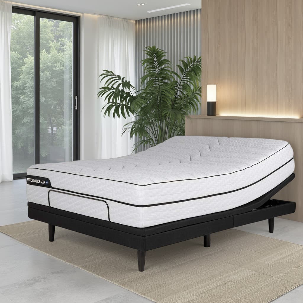 Lifestyle image of the  Iadjust Platinum Qb Adjustable Base from Forty Winks