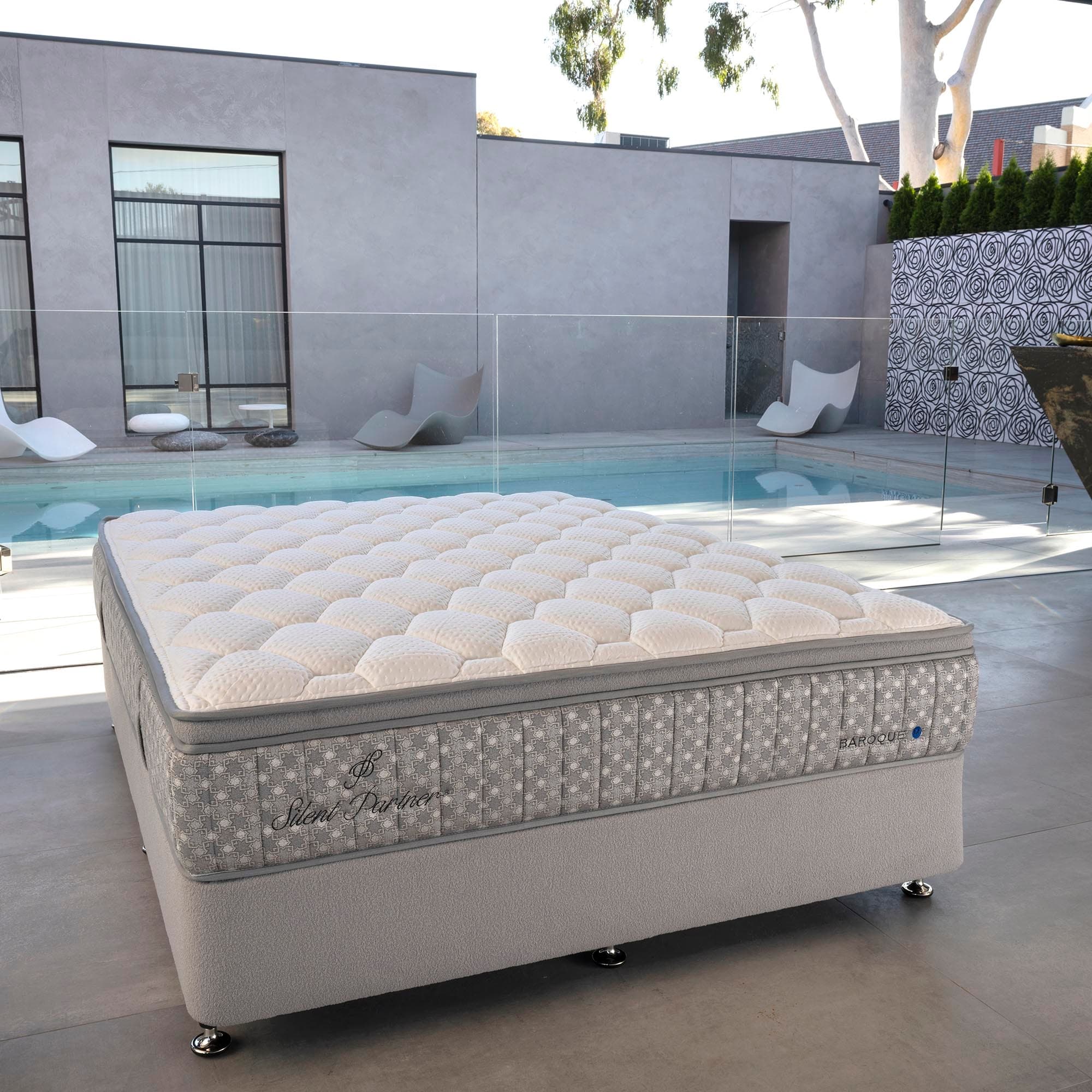 Lifestyle image of the  Baroque Medium Kb Mattress from Forty Winks