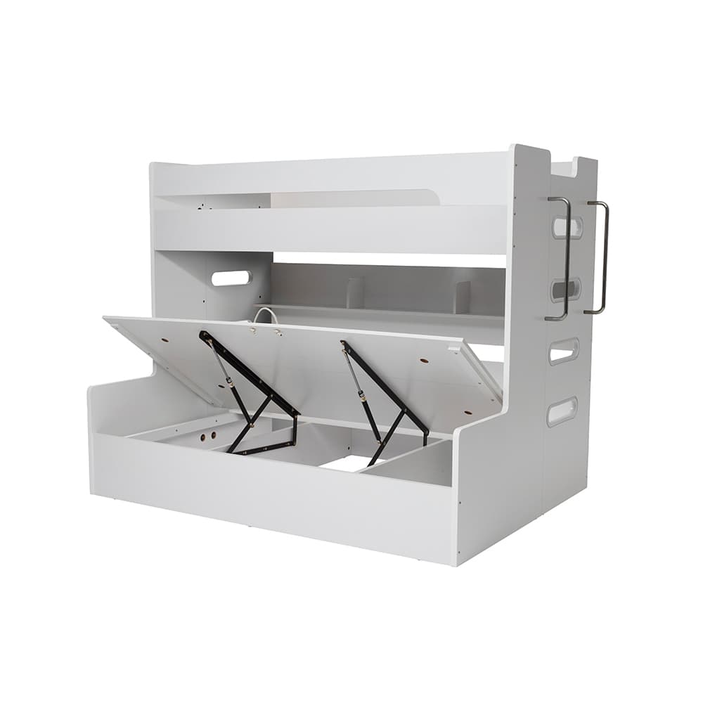 Product image of the  Venus Sb/Db Bunk W/ Gas Lift (White) from Forty Winks