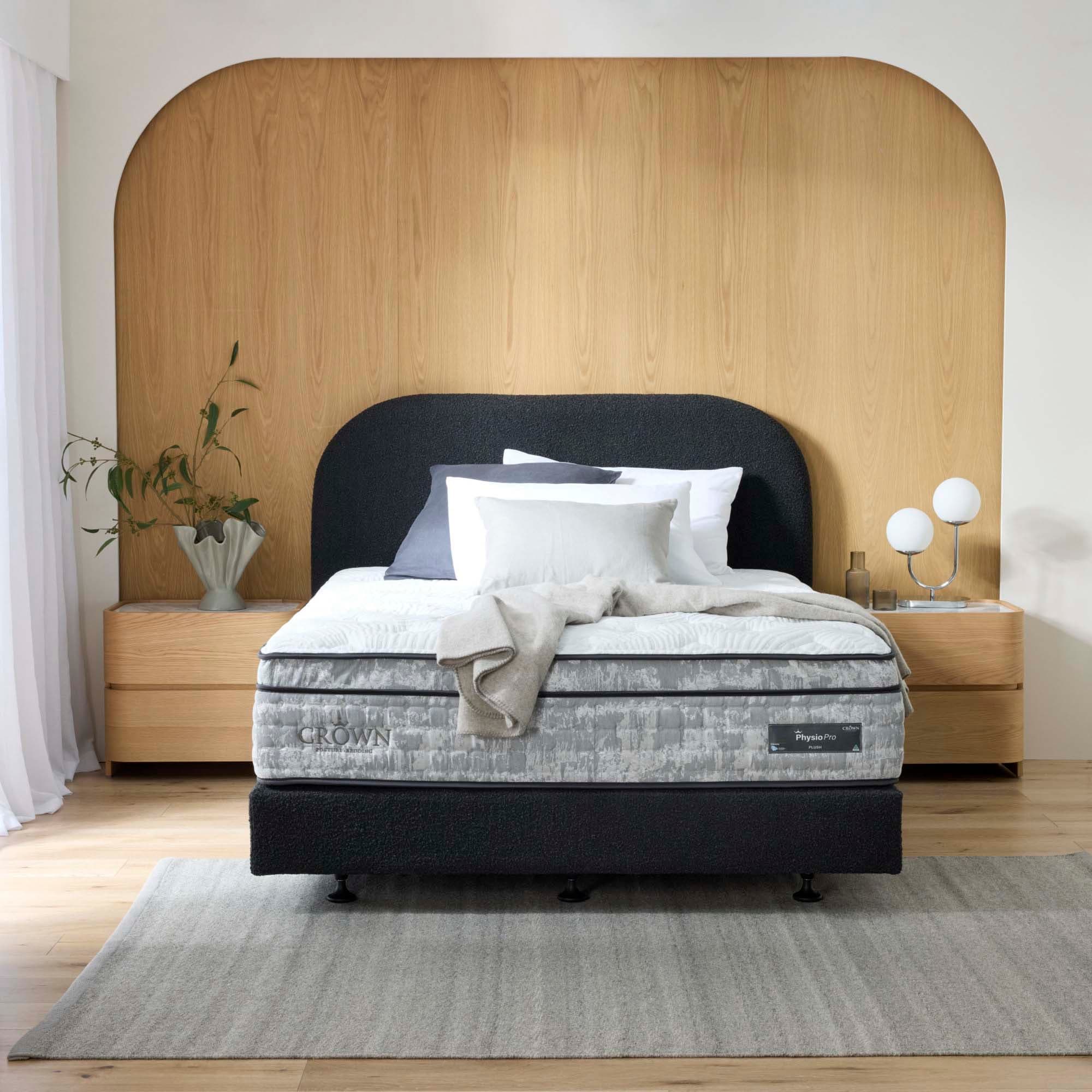 Lifestyle image of the  Physio Pro Plush Qb Mattress from Forty Winks