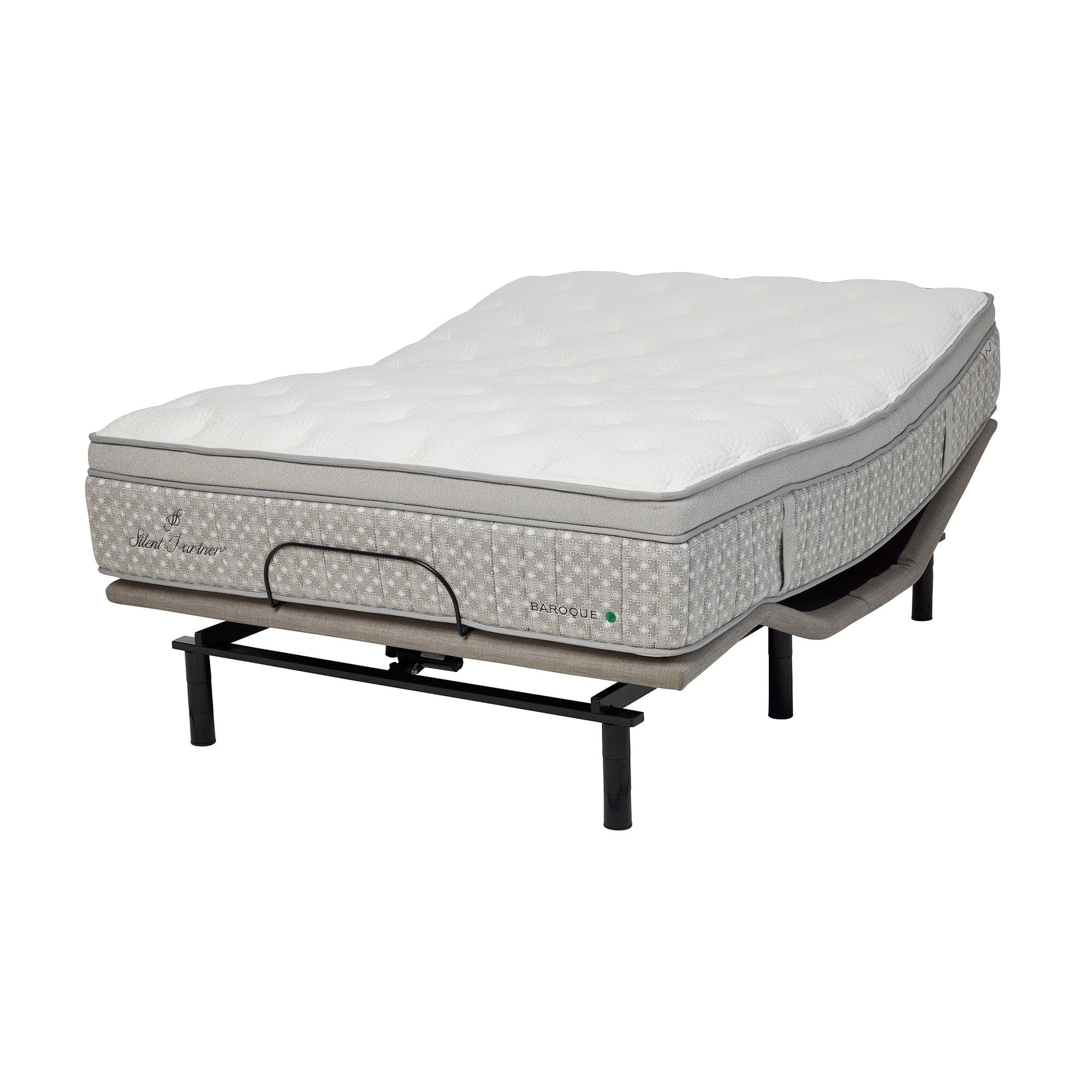 Lifestyle image of the  Baroque Articulated Plush Mattress Qb from Forty Winks
