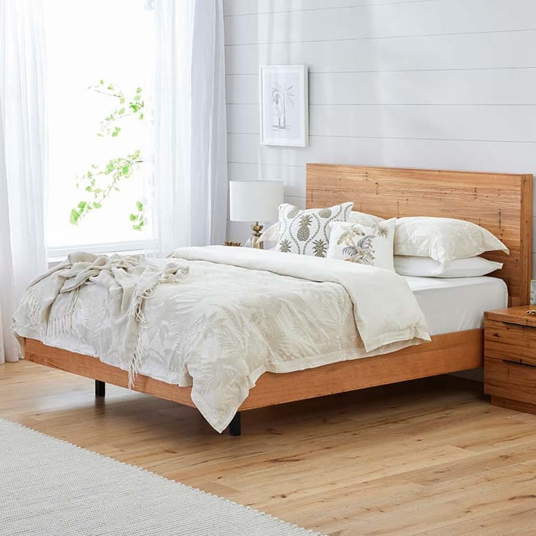 Lifestyle image of the  Urban Qb Bed W/Floating Base from Forty Winks