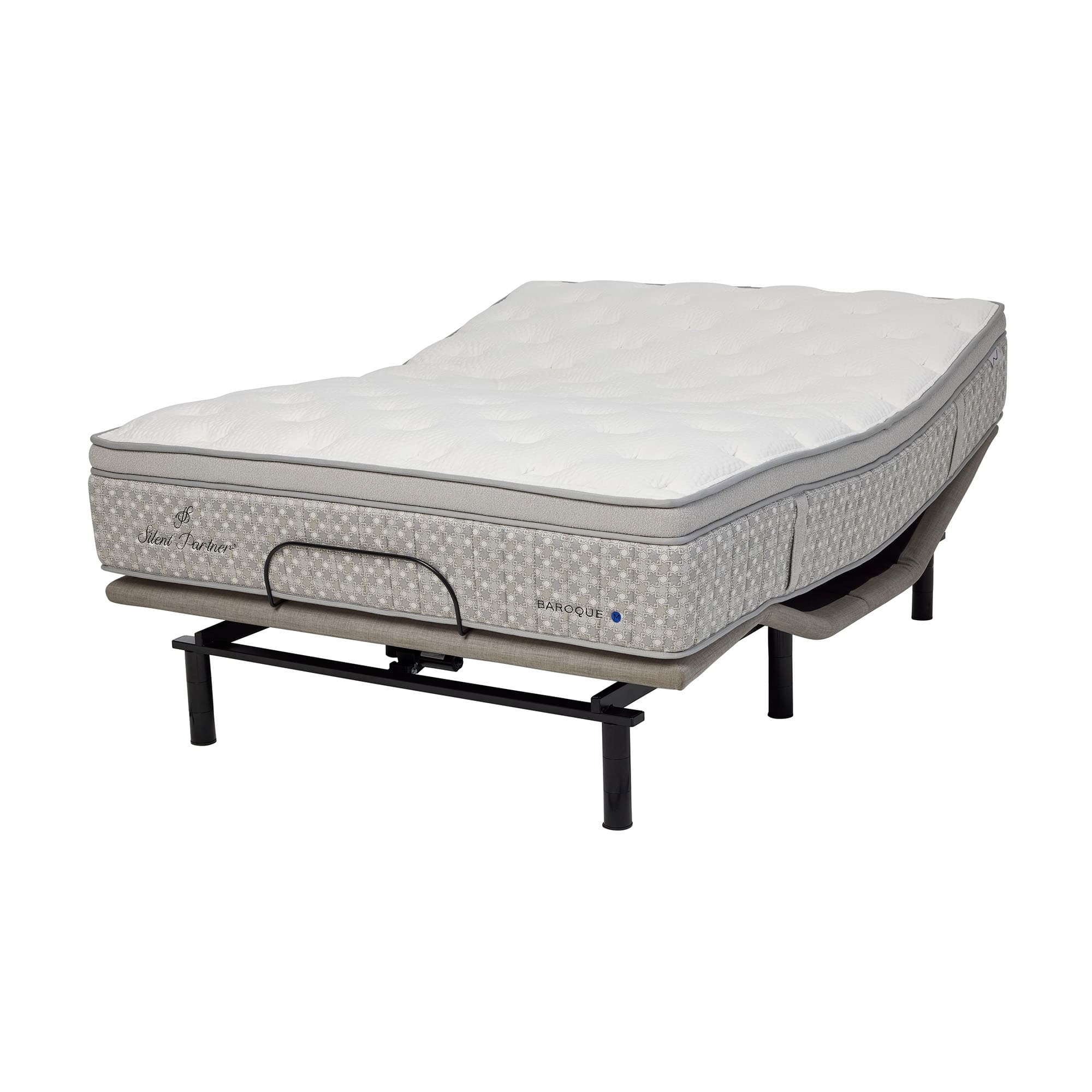 Lifestyle image of the  Baroque Articulated Medium Mattress Qb from Forty Winks