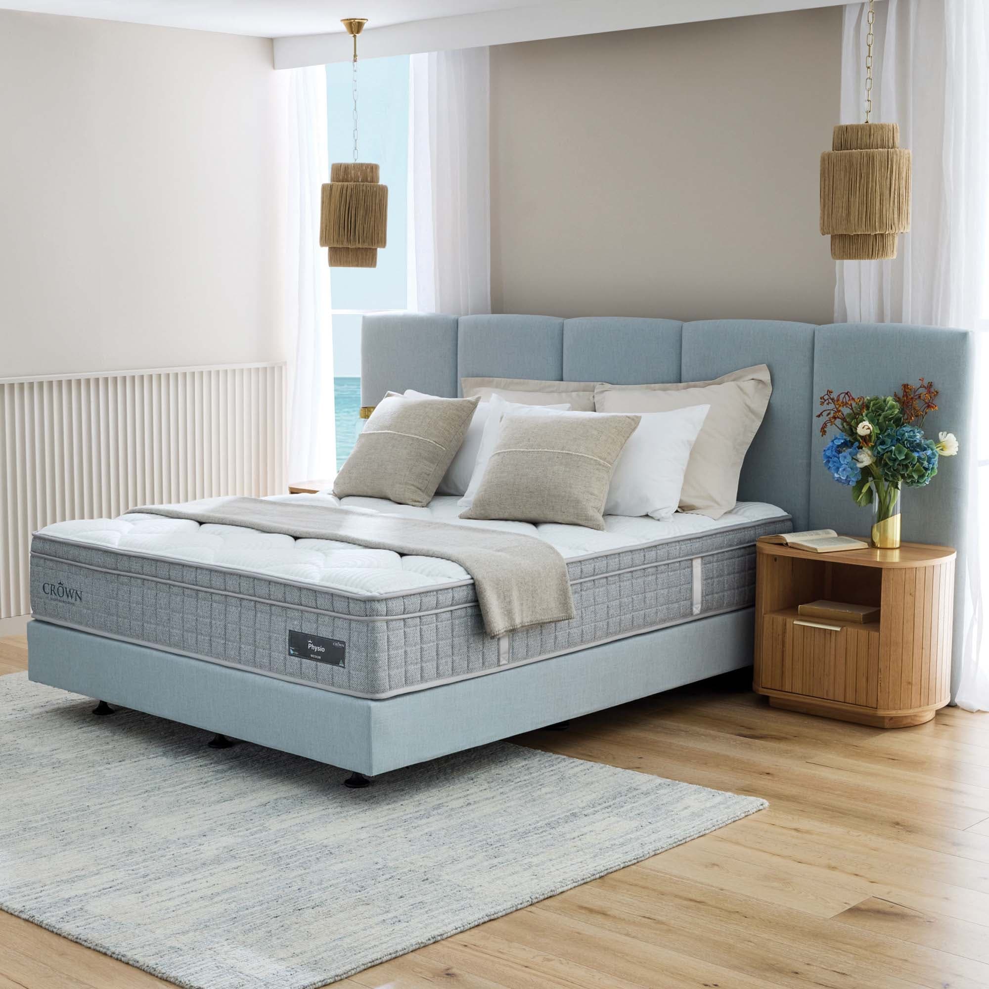 Lifestyle image of the  Physio Medium Qb Mattress from Forty Winks