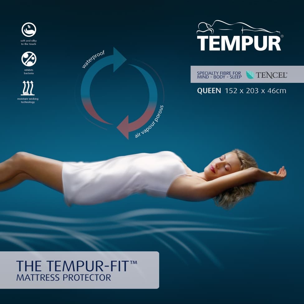 Product image of the  Tempur-Fit Mattress Protector Qb from Forty Winks