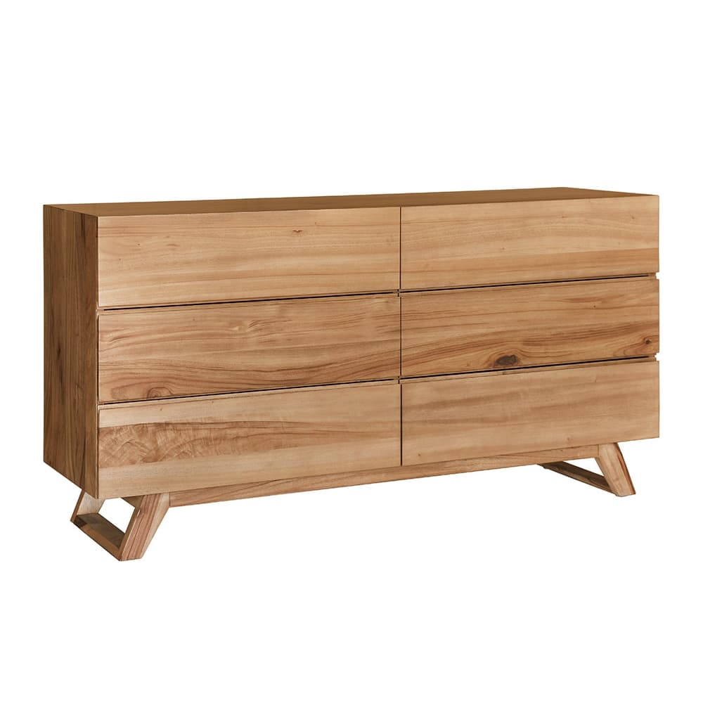 Lifestyle image of the Byron Dresser 6 Drawer from Forty Winks