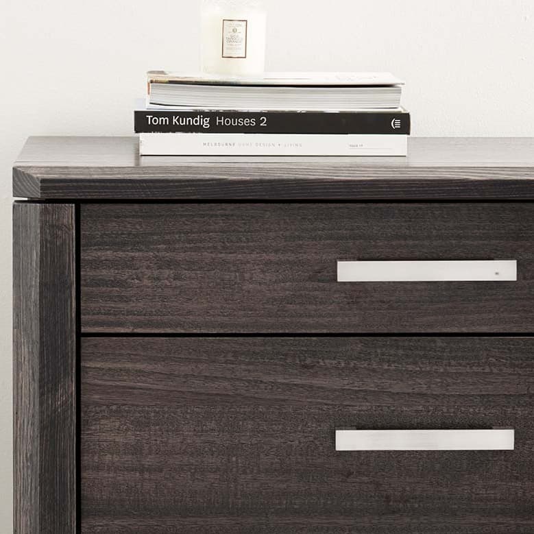 3D image of the Maitland Tallboy 5 Drw (Charcoal) from Forty Winks