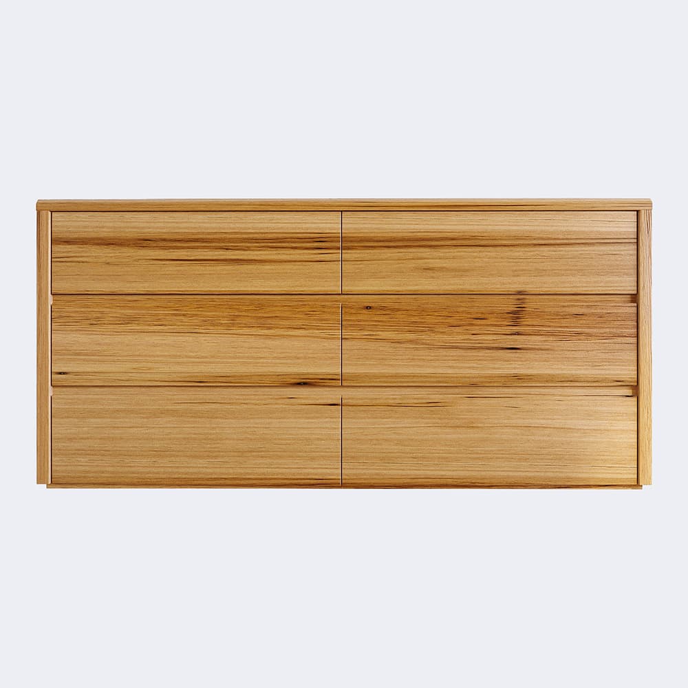 Product image of the Soho Dresser 6 Drawer (Light Ash) from Forty Winks
