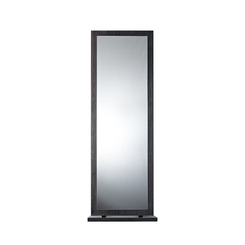 Lifestyle image of the Maitland Cheval Mirror (Charcoal) from Forty Winks