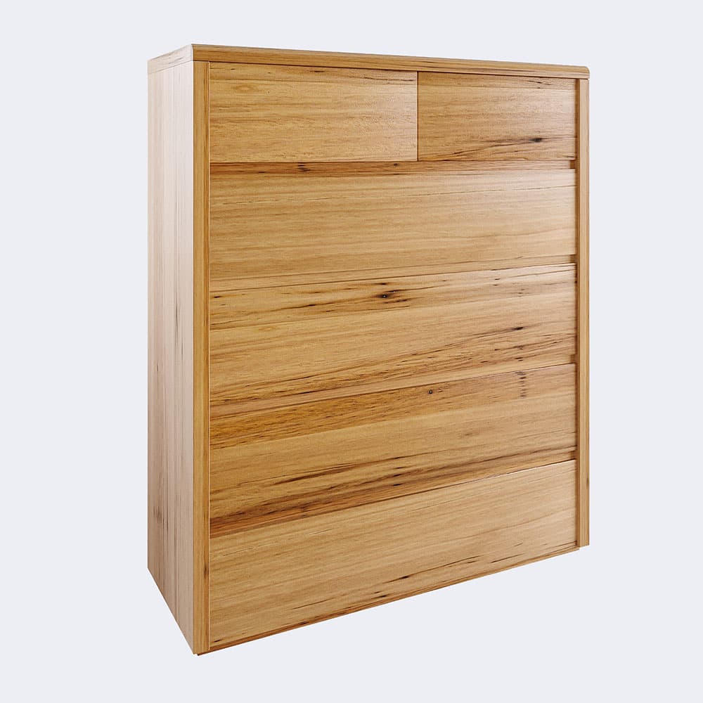Product image of the Soho Tallboy 6 Drawer (Light Ash) from Forty Winks