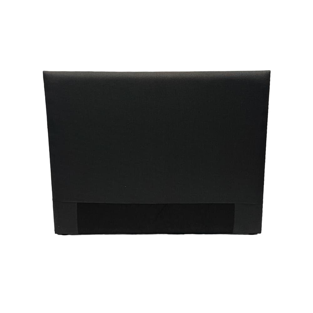 3D image of the Clara Qb Bedhead - Charcoal from Forty Winks