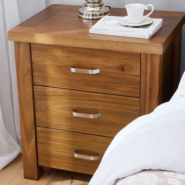 Lifestyle image of the Billy Bedside Table from Forty Winks