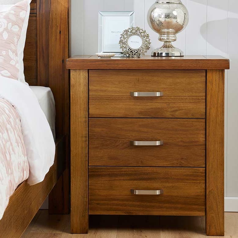 Lifestyle image of the Billy Bedside Table from Forty Winks