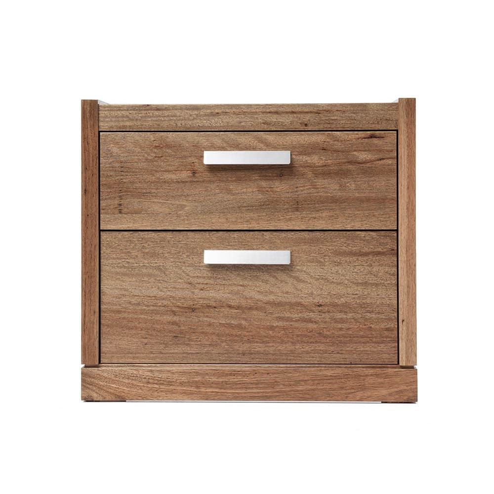 3D image of the Bentley Bedside Table 2 Drawer (Ghost Gum) from Forty Winks