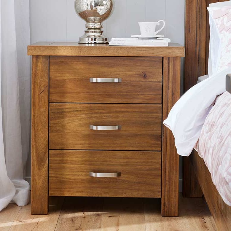 Lifestyle image of the Billy Bedside Table from Forty Winks