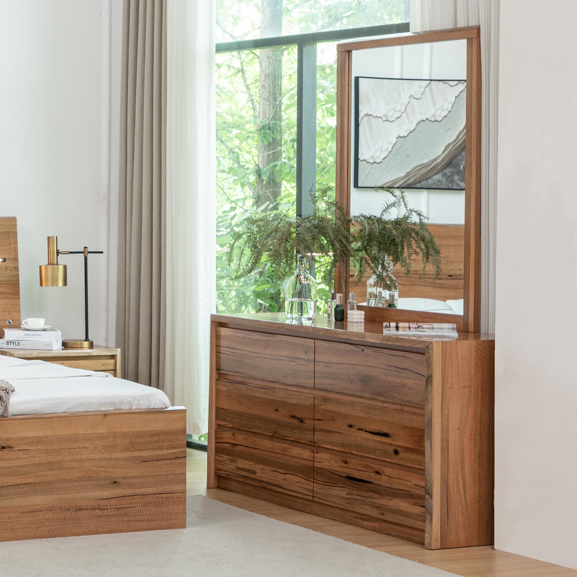 Lifestyle image of the Cooper Mirror from Forty Winks