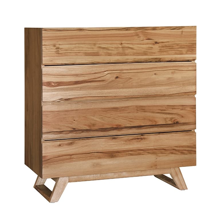 Lifestyle image of the Byron Tallboy 4 Drawer from Forty Winks