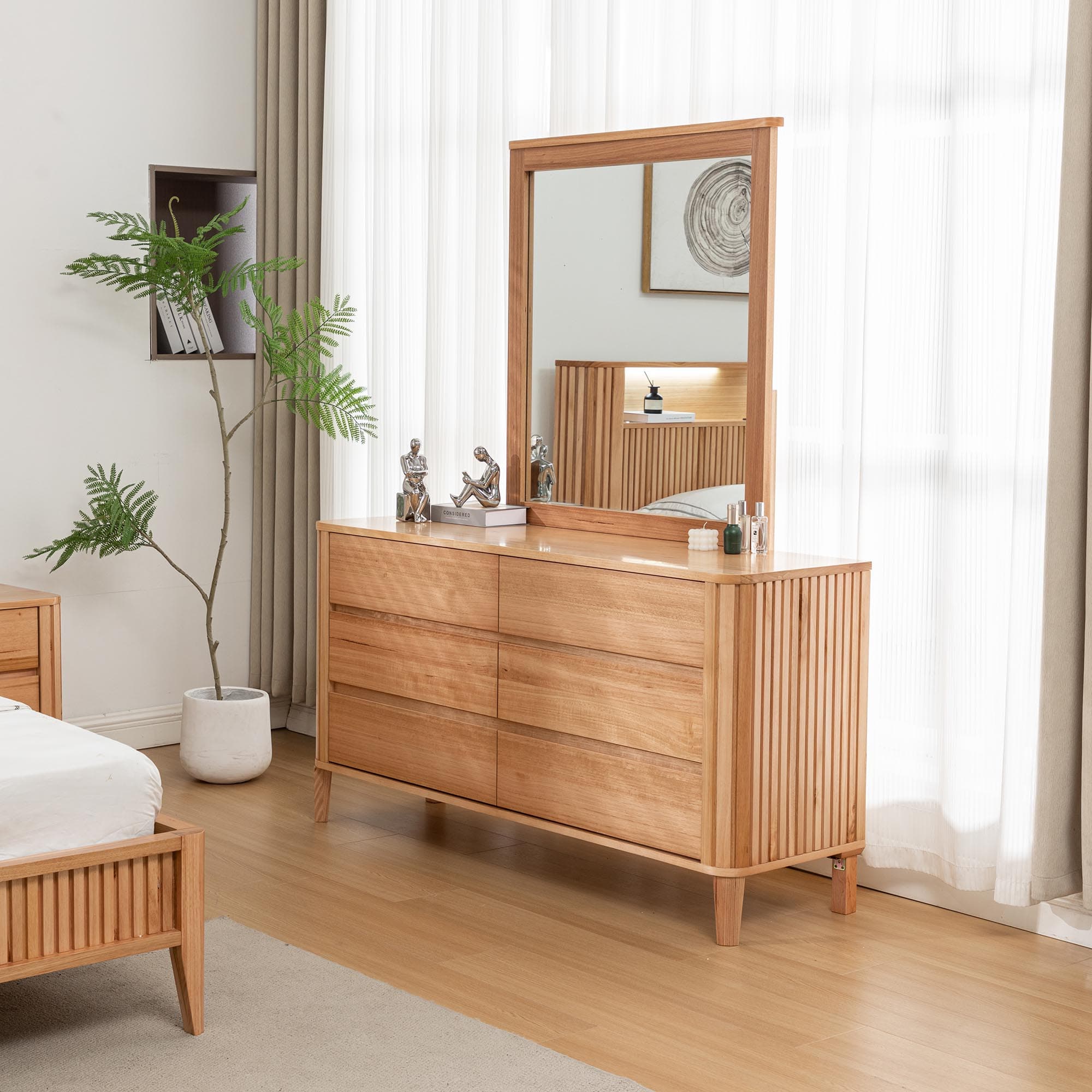 Lifestyle image of the Royce Mirror from Forty Winks