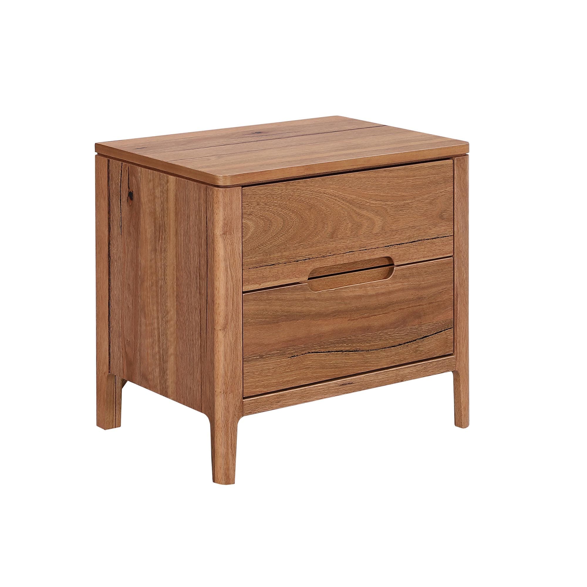 Lifestyle image of the Broulee Bedside Table from Forty Winks