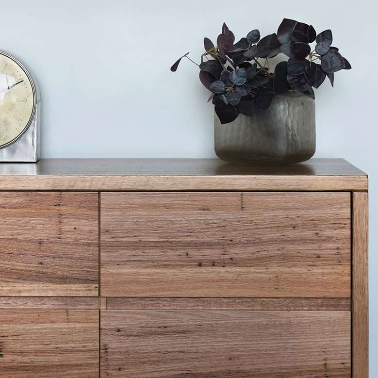Lifestyle image of the Lucca Dresser 9 Drawer (Light Ash) from Forty Winks