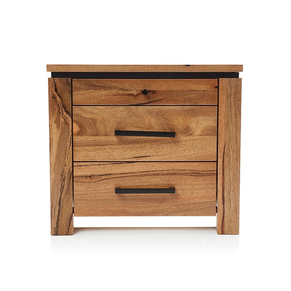 3D image of the Maya Bedside Table 2 Drw from Forty Winks